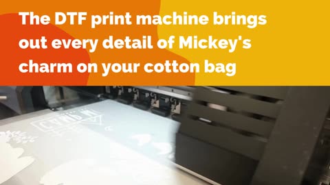 Revolutionize Your Cotton Bag with Mickey Magic | Fast DTF Transfer Tutorial