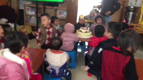 Liang lanlan’s 3 years old birthday