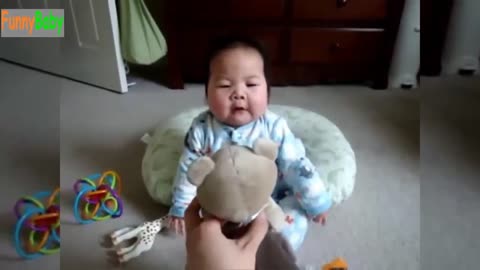 Baby Scared of Moving Toy