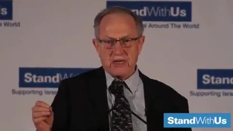 Alan Dershowitz showing his Khazarian Zionism