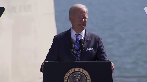 Biden: The violent, deadly insurrection on the Capitol nine months ago was about white supremacy.