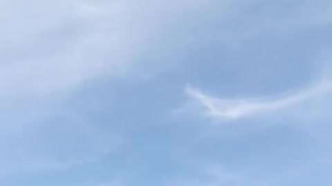 Barcelona sky footage April 25th