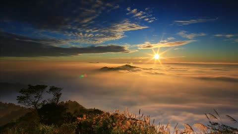 Alishan sunset in Taiwan_1