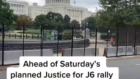 The fencing is back up at the US Capitol.