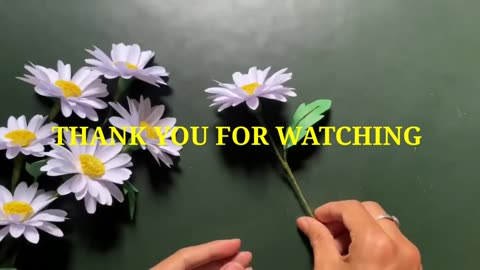 How to make flower from colour paper