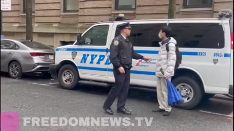 NYC: Police in riot gear are lined up around Columbia University with handcuffs