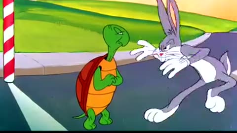 Funny Rabbit and tortoise race. Viral Short video.