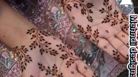 Baby girl women sample mehndi designs