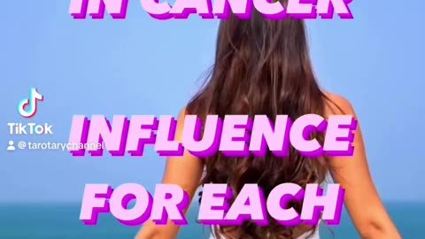 VENUS IN CANCER - Influence for each astrology sign #astrology #allsigns #tarotary