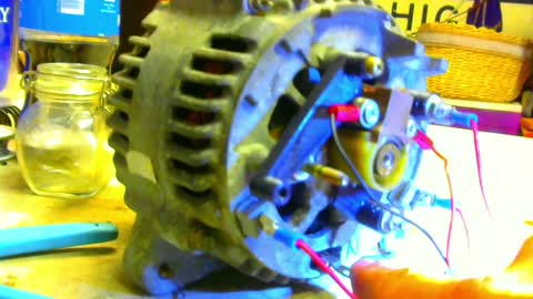 How to- Turn a WYE style alternator into a BRUSHLESS MOTOR!!!