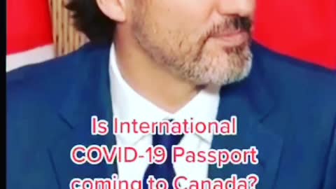 Trudeau sells out his people for canada vaccine passport