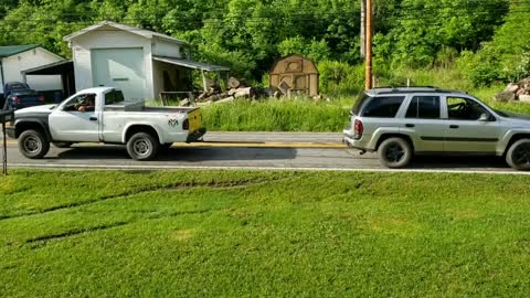 Tug of War - Backyard Tractor Pull southern Style