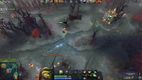 200IQ play from hoodwink dota2