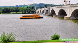 Potomac river poetic and beautiful in wasington DC