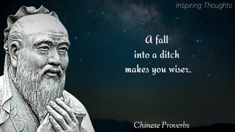 Chinese Proverbs || Chinese Proverbs about life || Quotes || Inspiring Thoughts