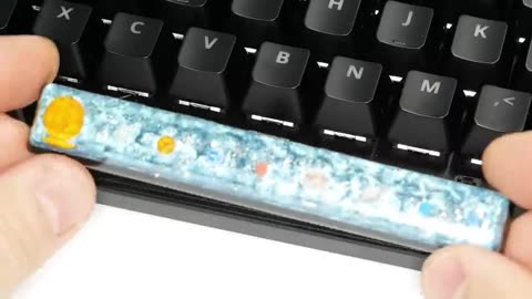 Making Custom Resin Keycaps #4 RESIN ART