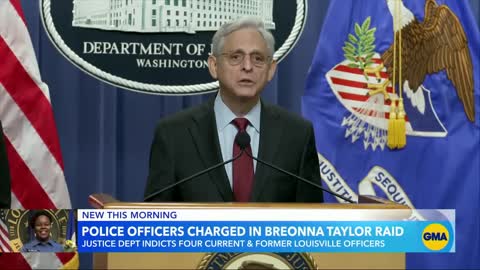 4 officers charged with federal crimes in Breonna Taylor's death