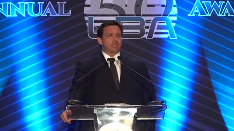 FL Governor Ron DeSantis speaks at the Latin Builders Association’s 40th Annual Awards Ceremony.