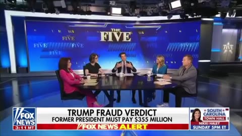 The Five' reacts to 'blockbuster verdict' in Trump NY civil fraud case.