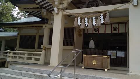 Japanese Shrine. ⛩️ IBun Shrine, In Aichi-ken nishio-City