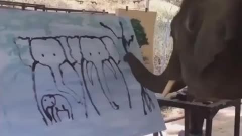 Elephant Painting 🎨