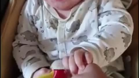 Funny baby cute video #funny #baby #cute #boyvideo #viral #comidy #no