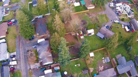 Flying over Marysville Washington