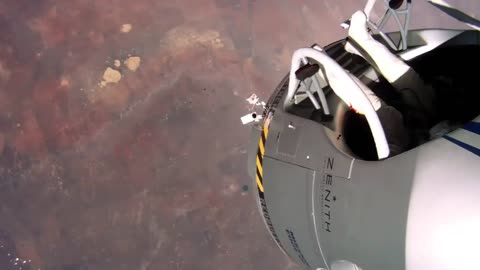 Record breaking space jump - free fall faster than speed of sound - Red Bull Stratos.