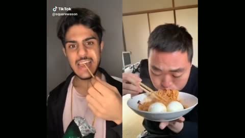 Funny Food Challange On TikTok _ Who will win INDIA Vs CHINA _ Be Me Stick _