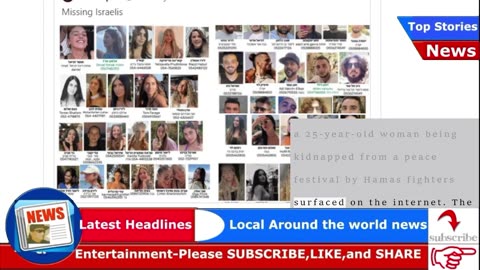 ''Missing Israelis'': Viral Post Shows Pics Of Men And Women Kidnapped By Hamas