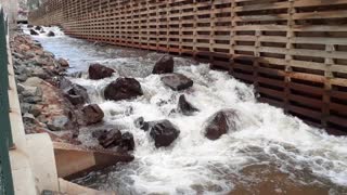 Gold was discovered here in 1859 raging river Black Hawk Colorado