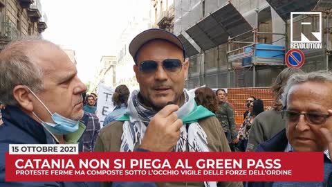 Catania non si piega al Green Pass