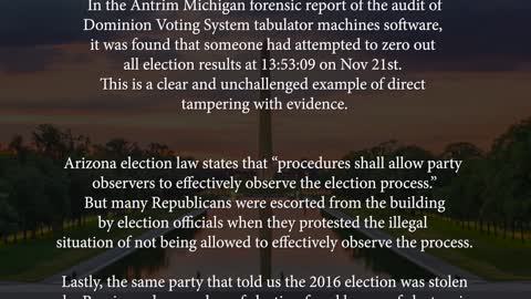 #HereIsTheEvidence #EveryLegalVote 2020 election?