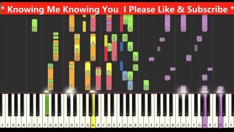 Abba - Knowing Me, Knowing You (Keyboard and Organ Tutorial)