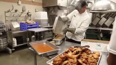 meal prepared for 17,000 people by aircraft carriers production team