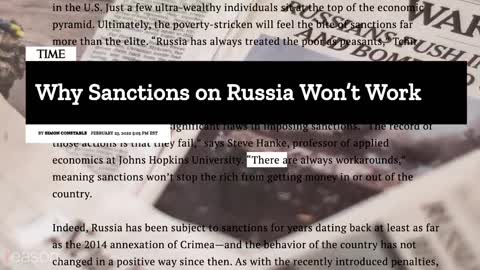 Why Sanctioning Russia Will Fail.