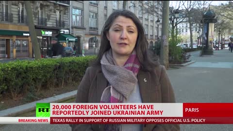 20,000 foreign volunteers have reportedly joined Ukrainian Army