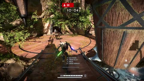 SWBF2 2017: Arcade Onslaught General Grievous Kashyyyk Gameplay