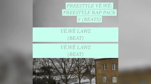 VÉ.WÉ LAWZ (FREESTYLE RAP #2) (BEAT)