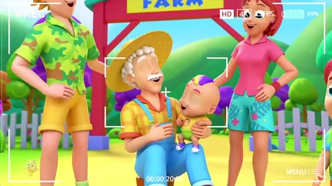 Old Farmer Joe Had A Farm - Joe's Farm Song For Kids - Nursery Rhymes and Baby Songs with Zoobees