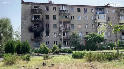 Russian S 300 missiles hit Sloviansk in Donetsk region