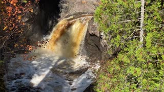 Double Waterfalls on the Cascade River