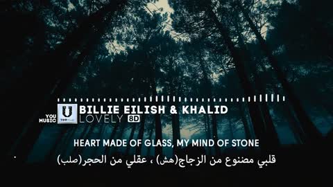 Billie Eilish - lovely (Lyrics) ft. Khalid (8D)