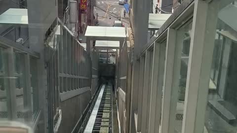 Korean elevator on hill