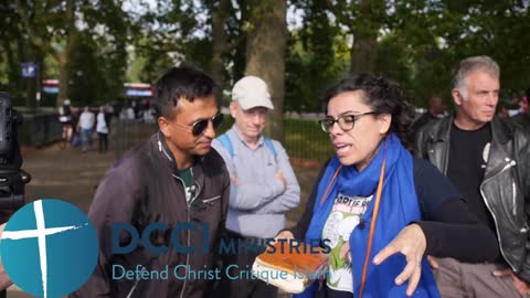 Just don't accept it Jesus is dead or alive Speakers Corner