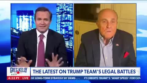 Giuliani- The Dems cheated in all the places that were critical to them