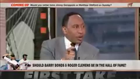 Stephen A.: Barry Bonds and Roger Clemens should be in the Hall of Fame | First Take