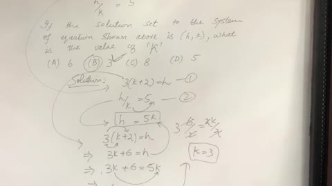 Finding k value #sat #gsat #math #satmath #aps #mathematics