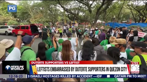 Leftists embarrassed by Duterte supporters in Quezon City