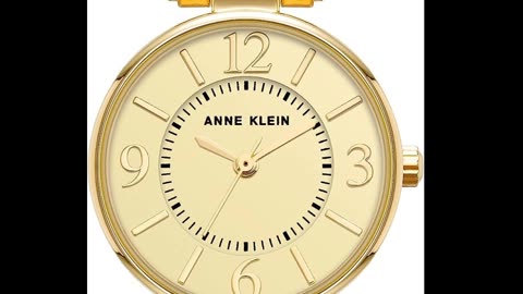 Anne Klein Women's Leather Strap Watch